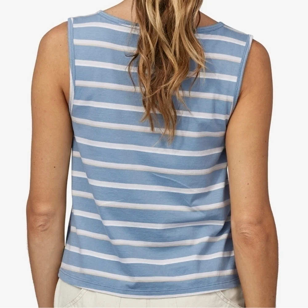 Patagonia Striped Tank Top Size Medium NWT